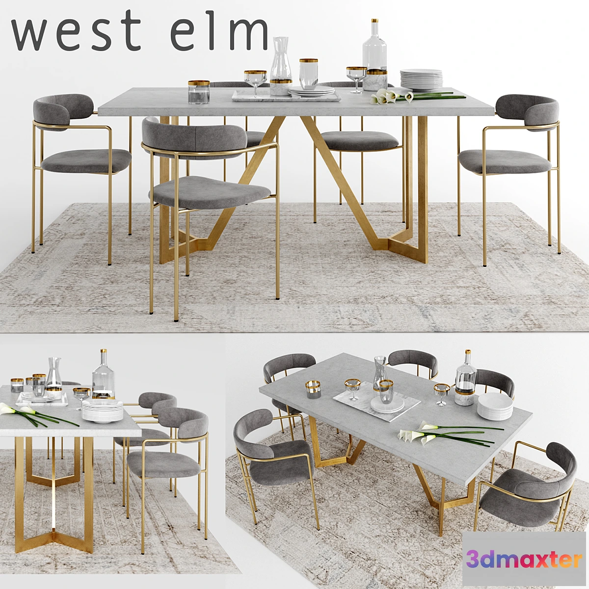 662443 - WEST ELM set 4 - No.2