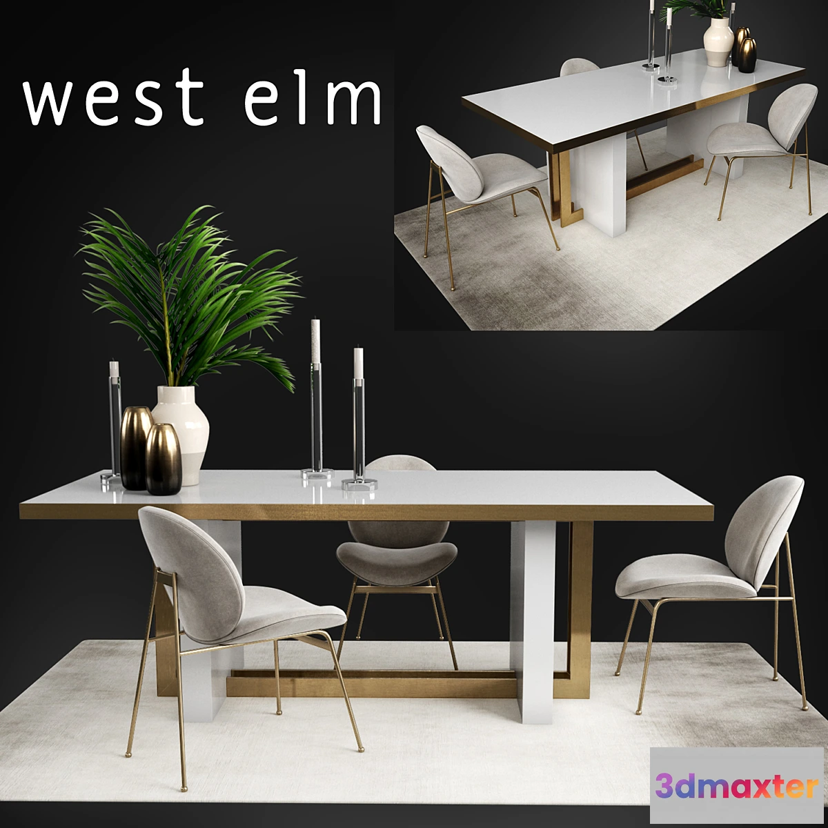 662489 - Table and chair West Elm Collections