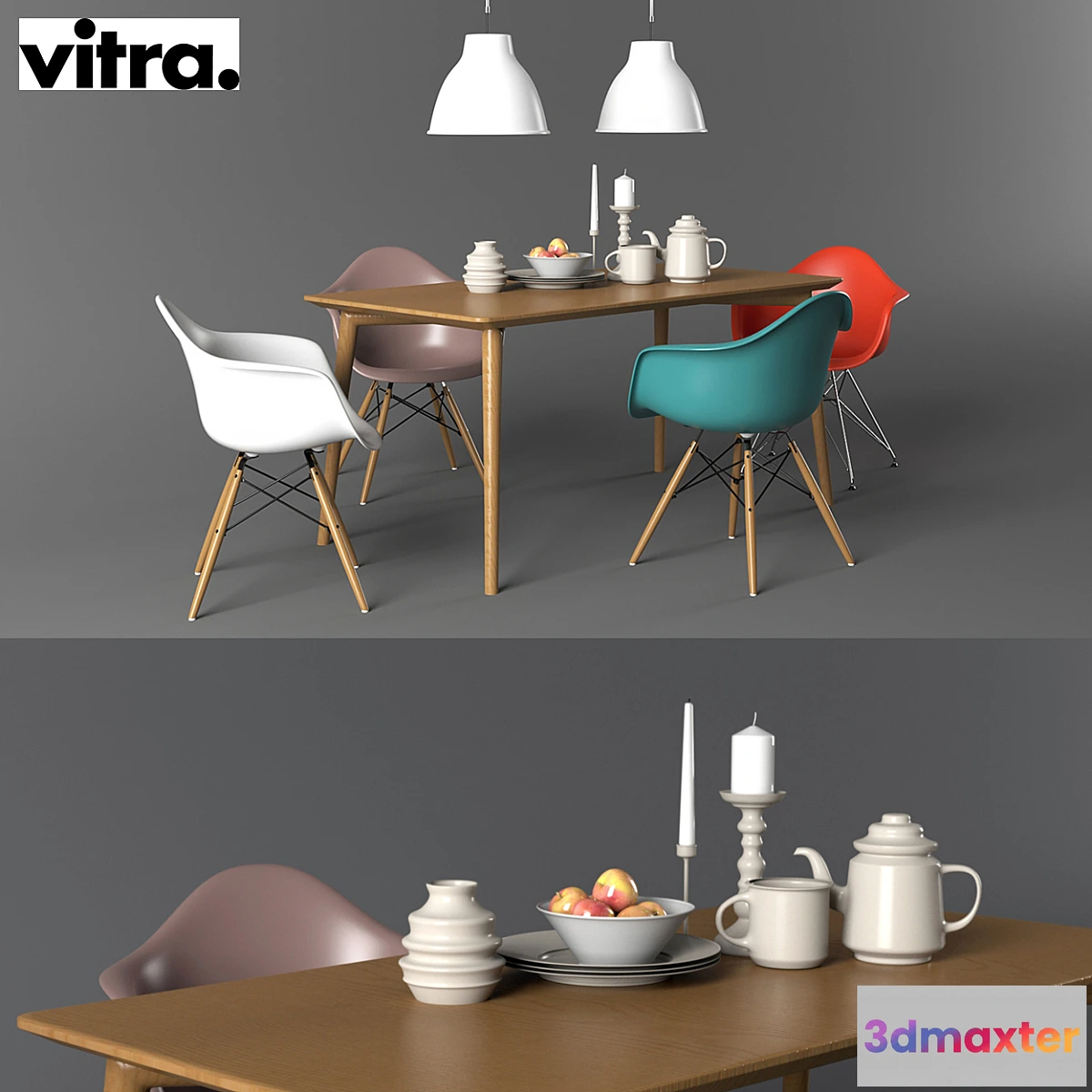 666599 - Eames Dining Table