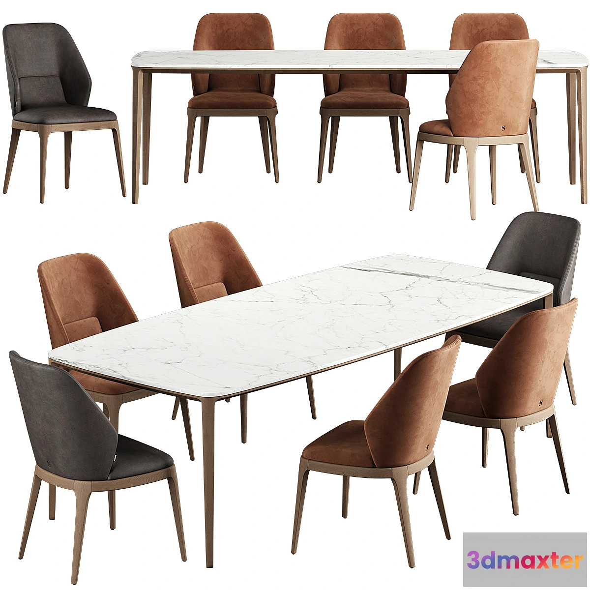 679988 - Poliform HENRY Table EMPORIO CHAIR - No.2