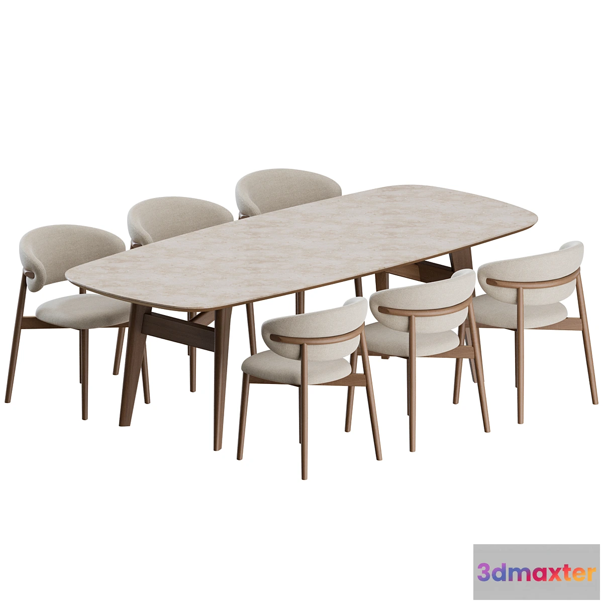 680018 - Oleandro Dinning Set 02 by Calligaris