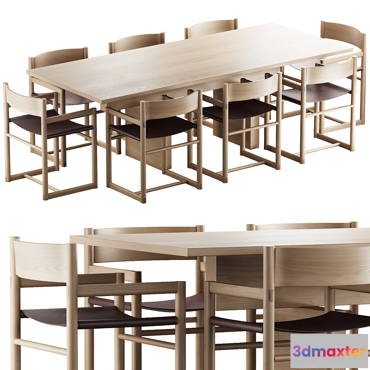 699030 - 331 Resident Plane Dining Table and Resident Passenger Chair