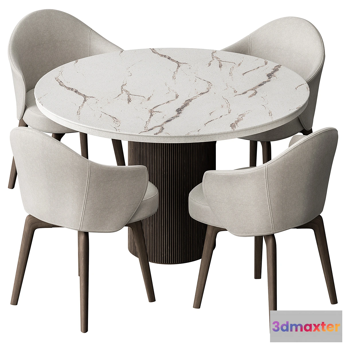 699044 - Round Dinning Table - Set 41