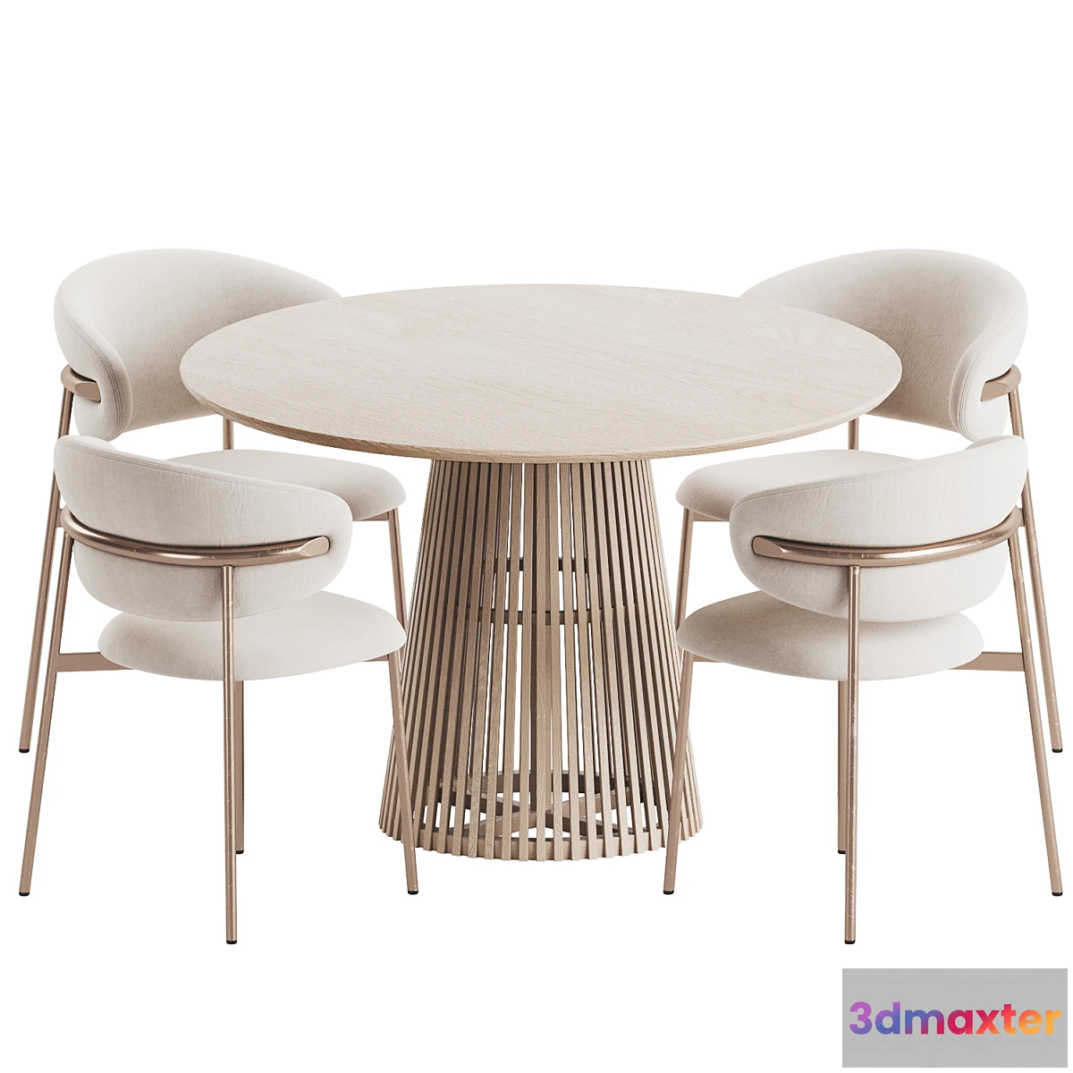 699064 - Oleandro Chair Jeanette Table Dining Set