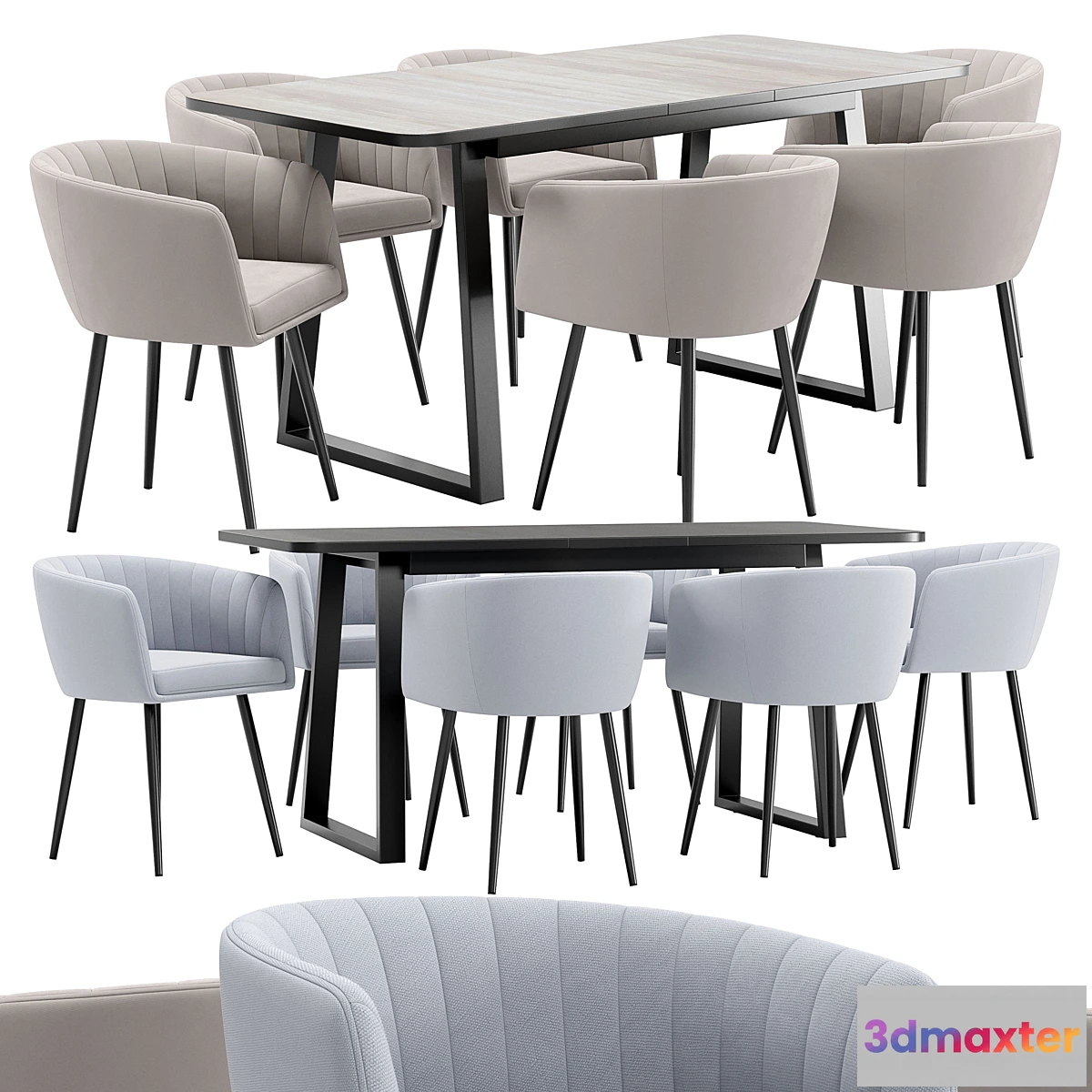 699100 - Alina dining chair and Sheffilton table