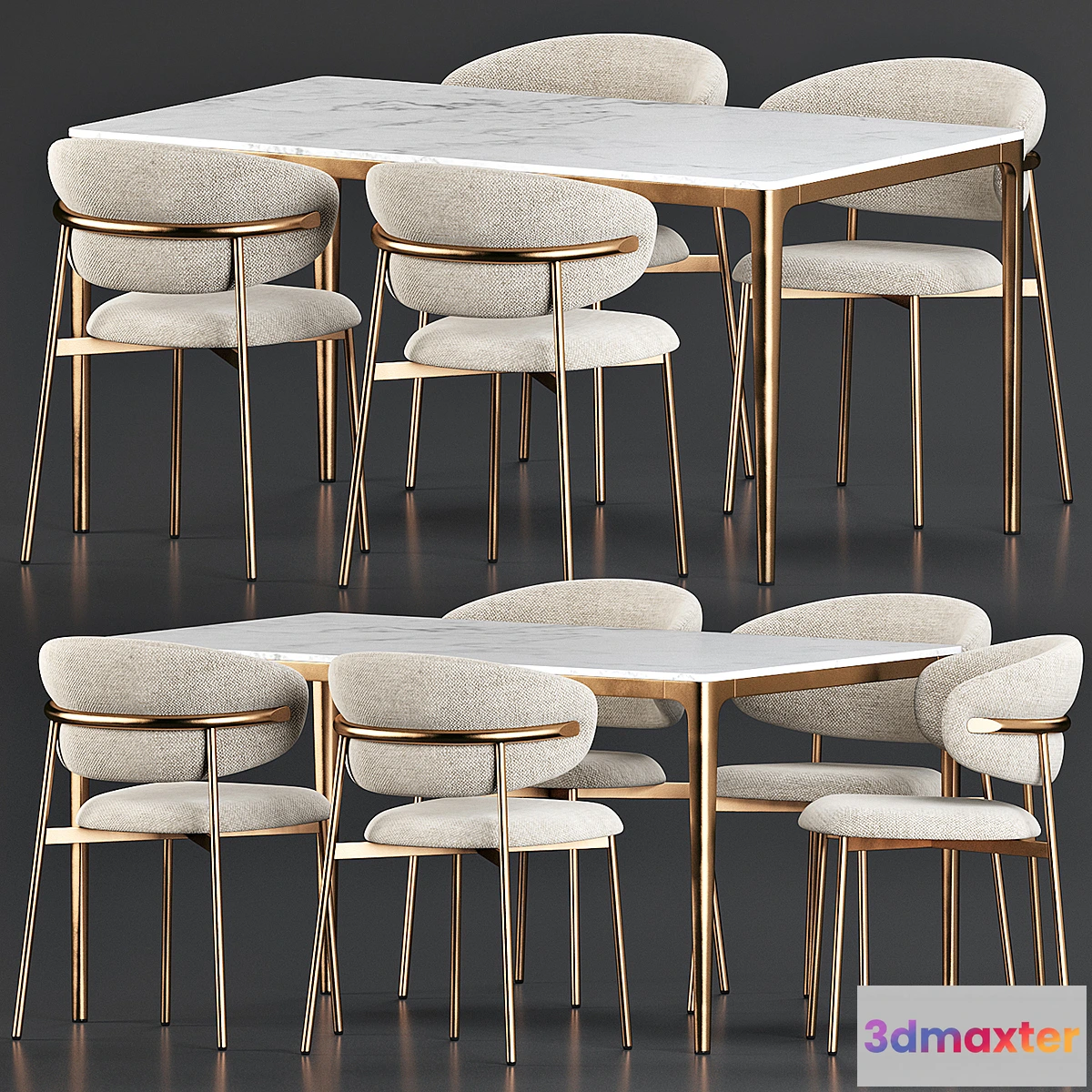 699122 - Oleandro Chair Canto Table Dining Set