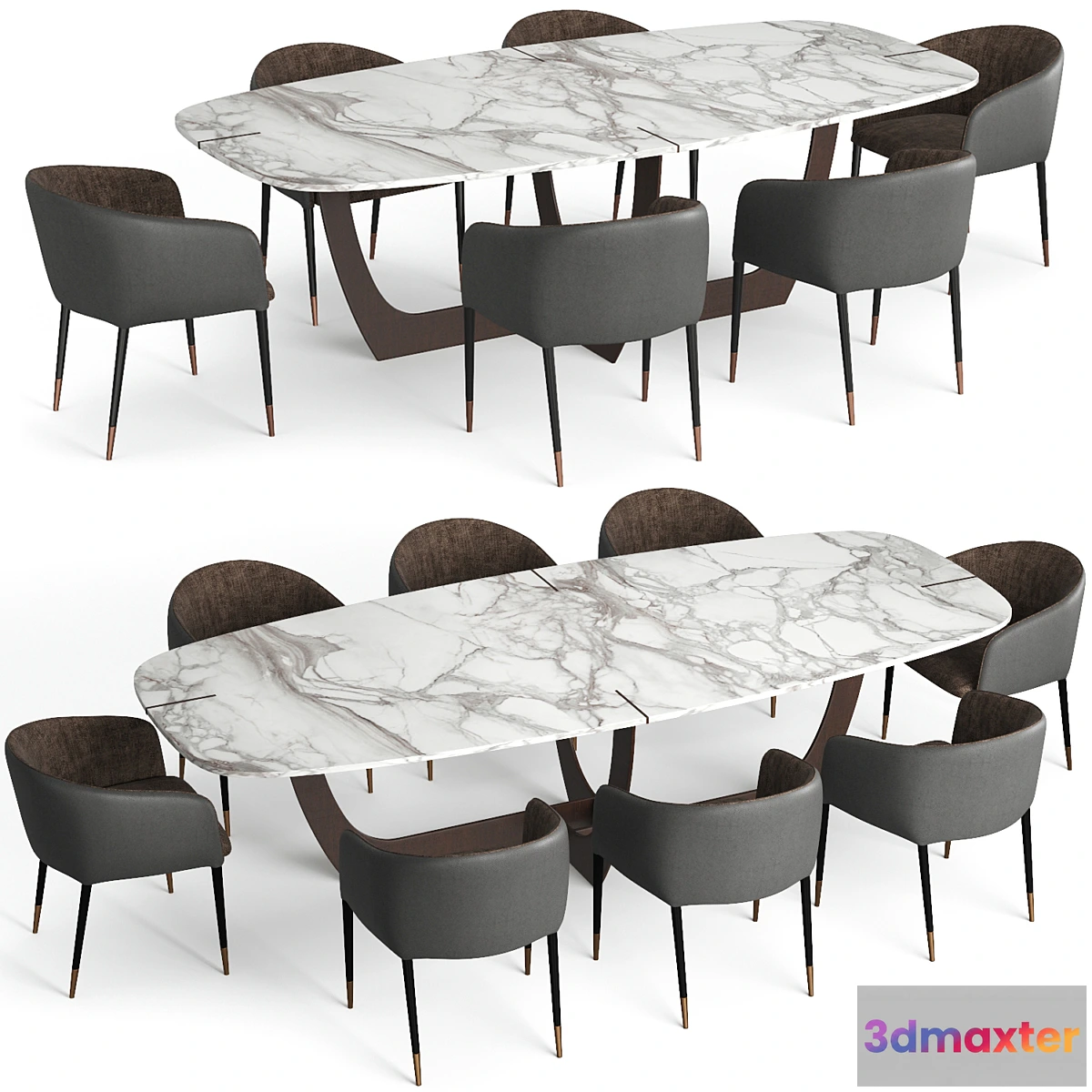 699248 - Baxter Romeo Table and Sunpan Asher chair