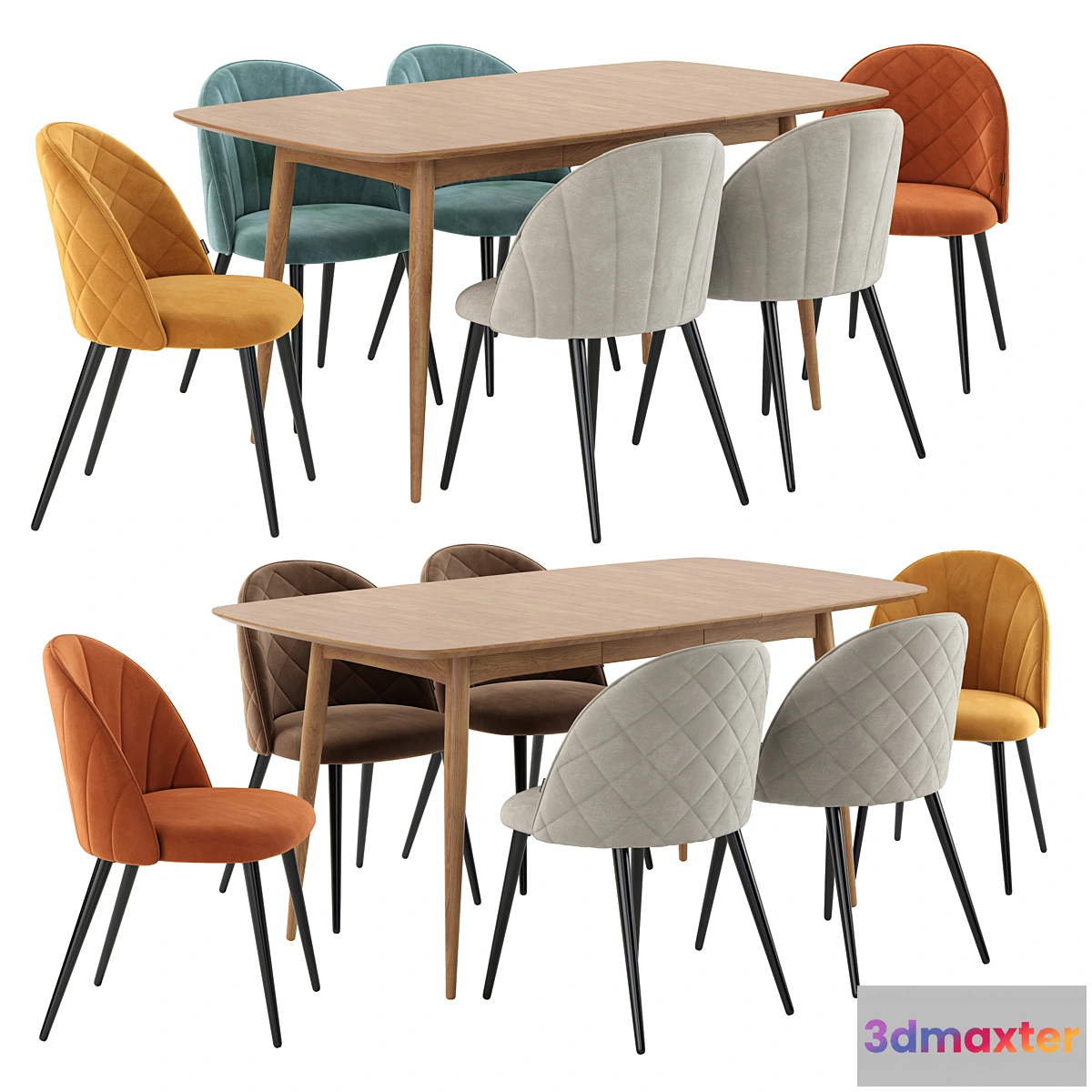 699274 - Deephouse. Dining chair Paris. NORDECO Extendable Table