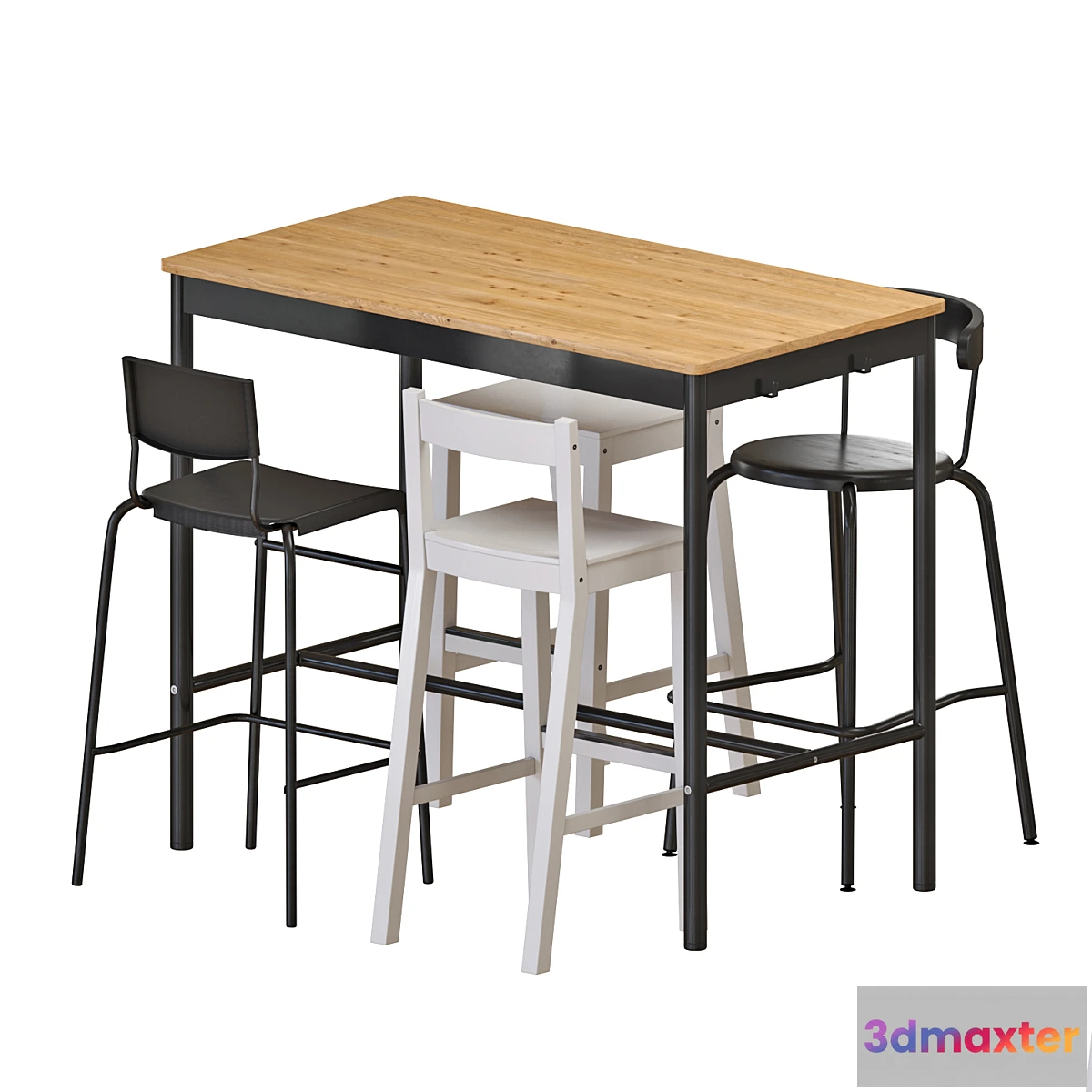 699356 - IKEA TOMMARYD Table and Stools