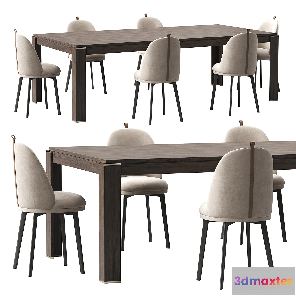 699478 - Table with chairs BUDA by LASKASAS