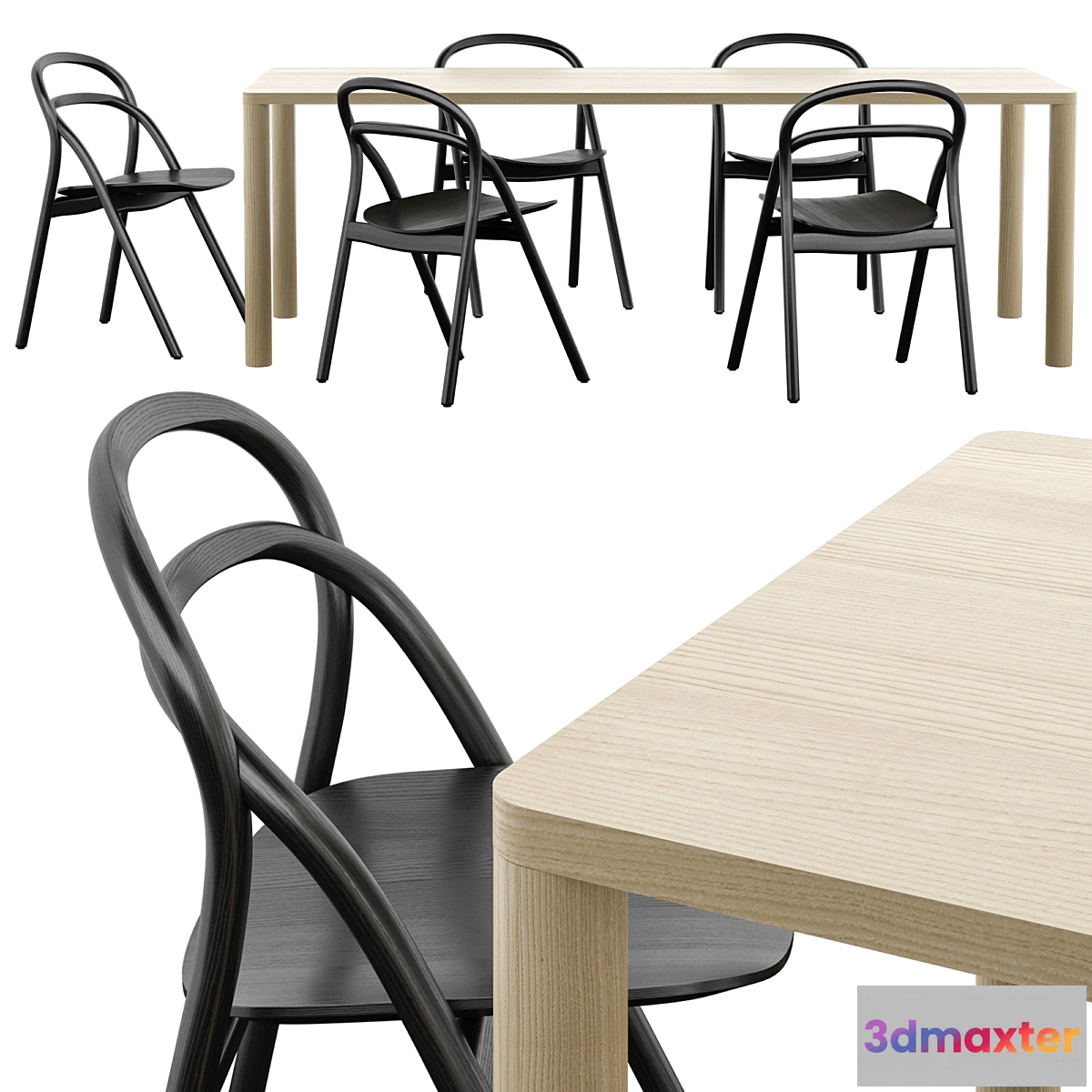 699616 - Hem Udon Chair and Log Tables
