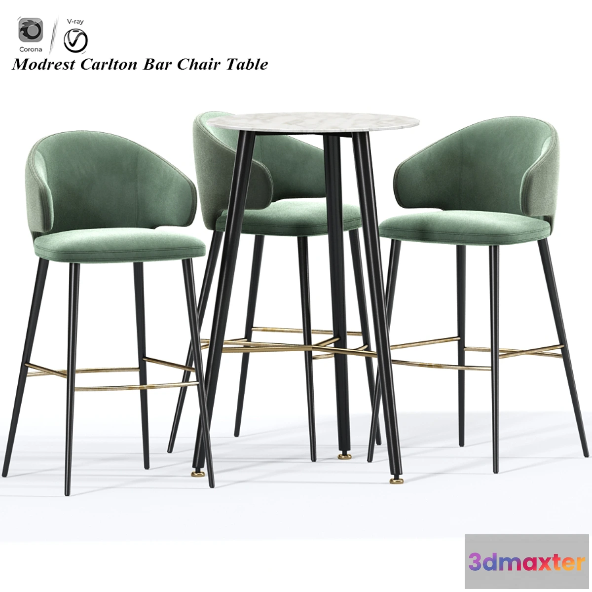 699808 - Modrest Carlton Bar Stool And Table