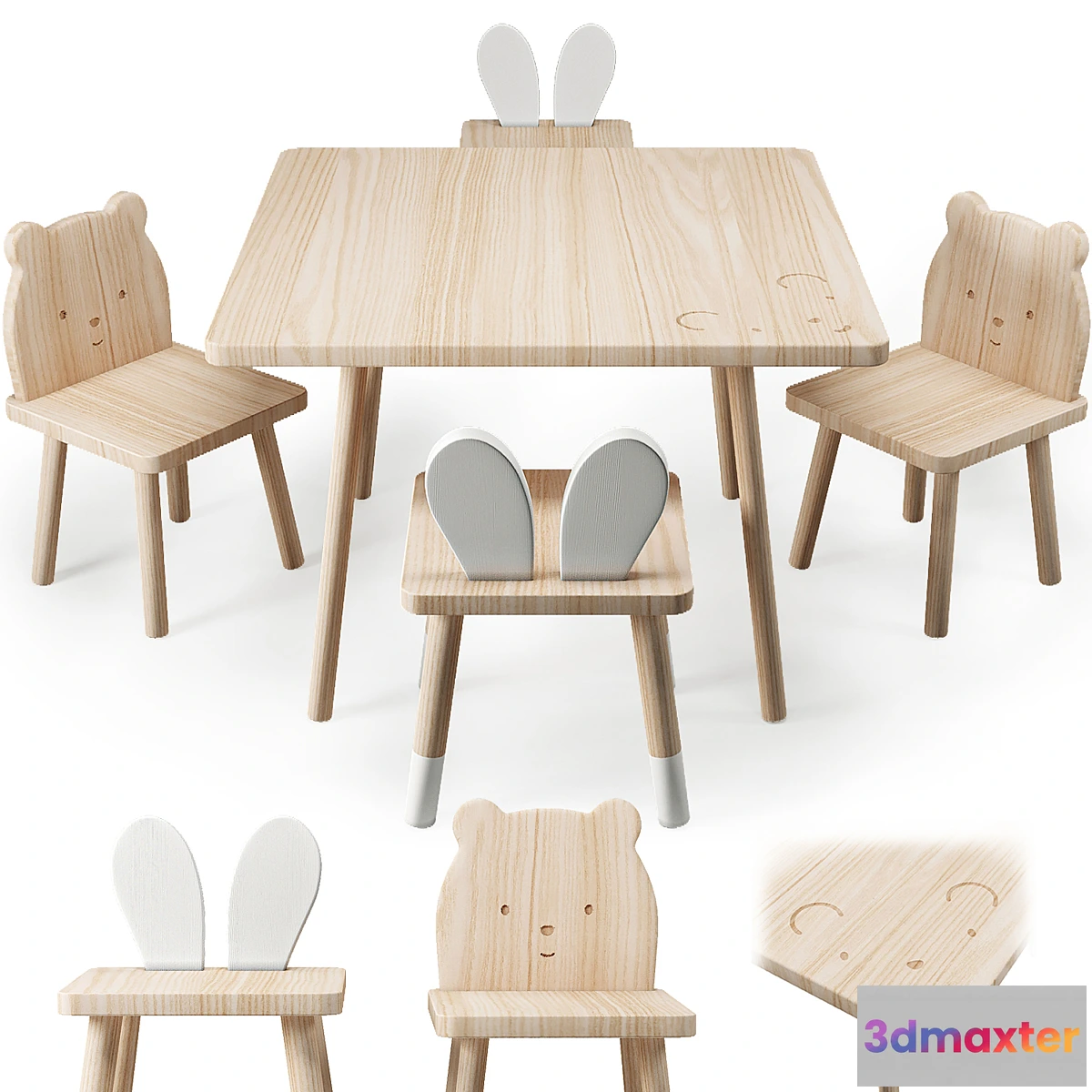 710616 - ZARA Table and Chair for Childrens