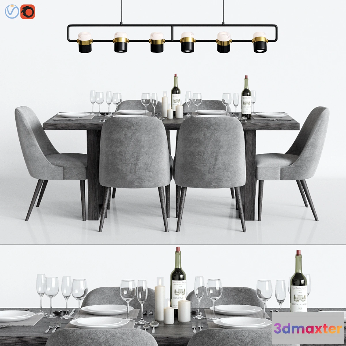 730500 - Modern Dinning Set 1 - No.2
