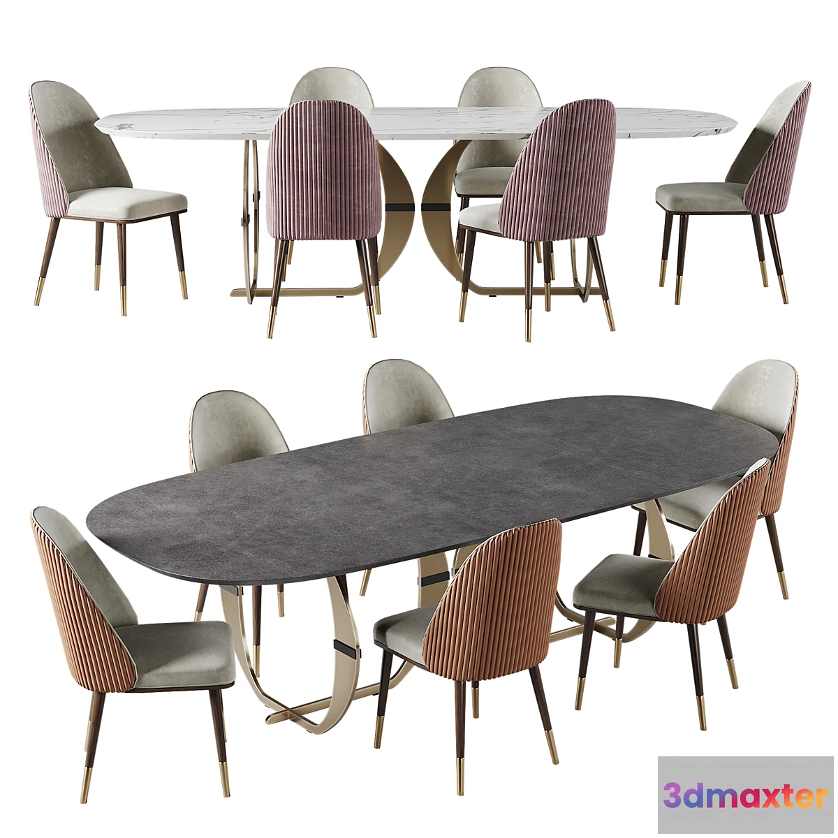 730644 - Capital Collection CONVIVIO Oval dining table and Chair - No.2