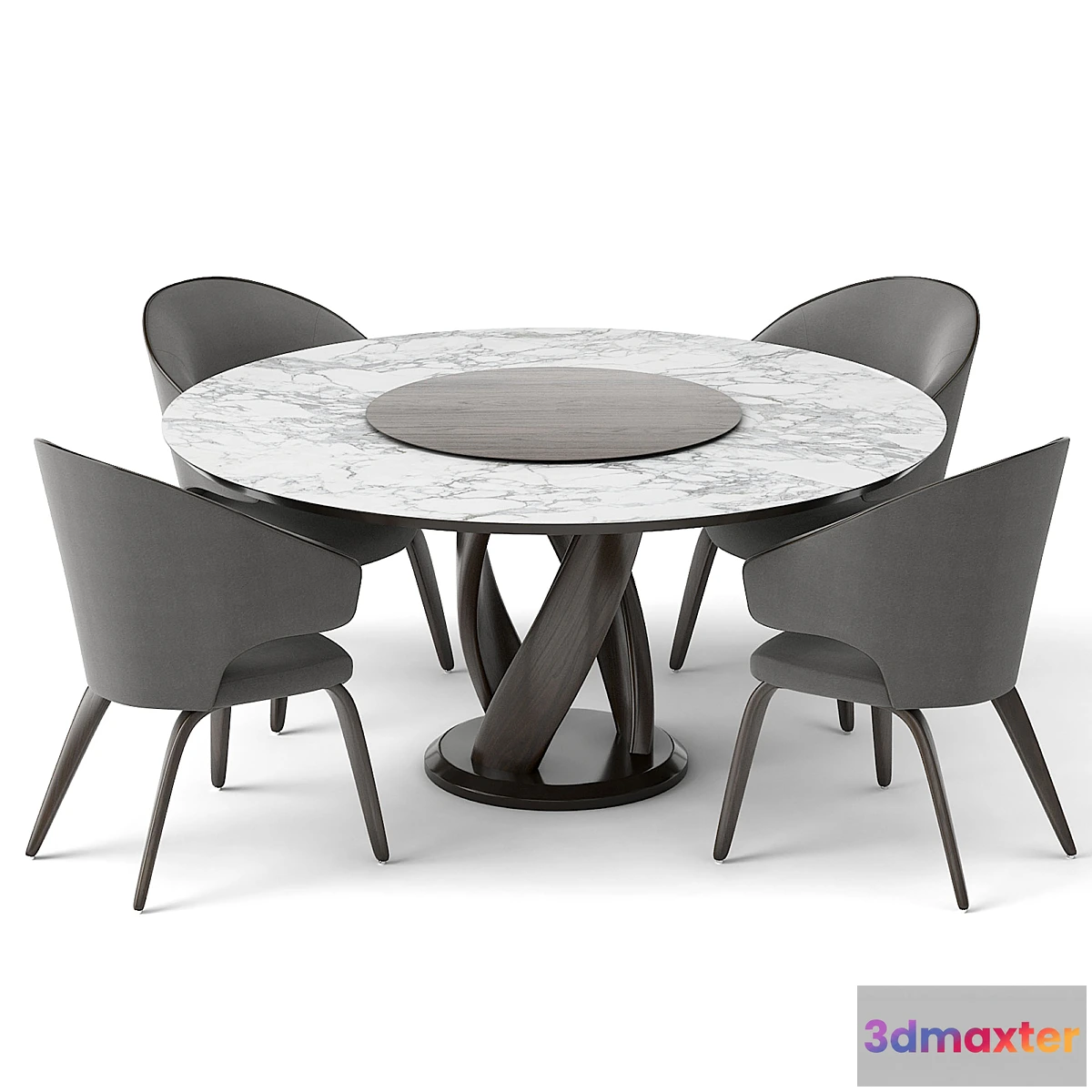 730666 - group with round table virtuos D 160 OM - No.2