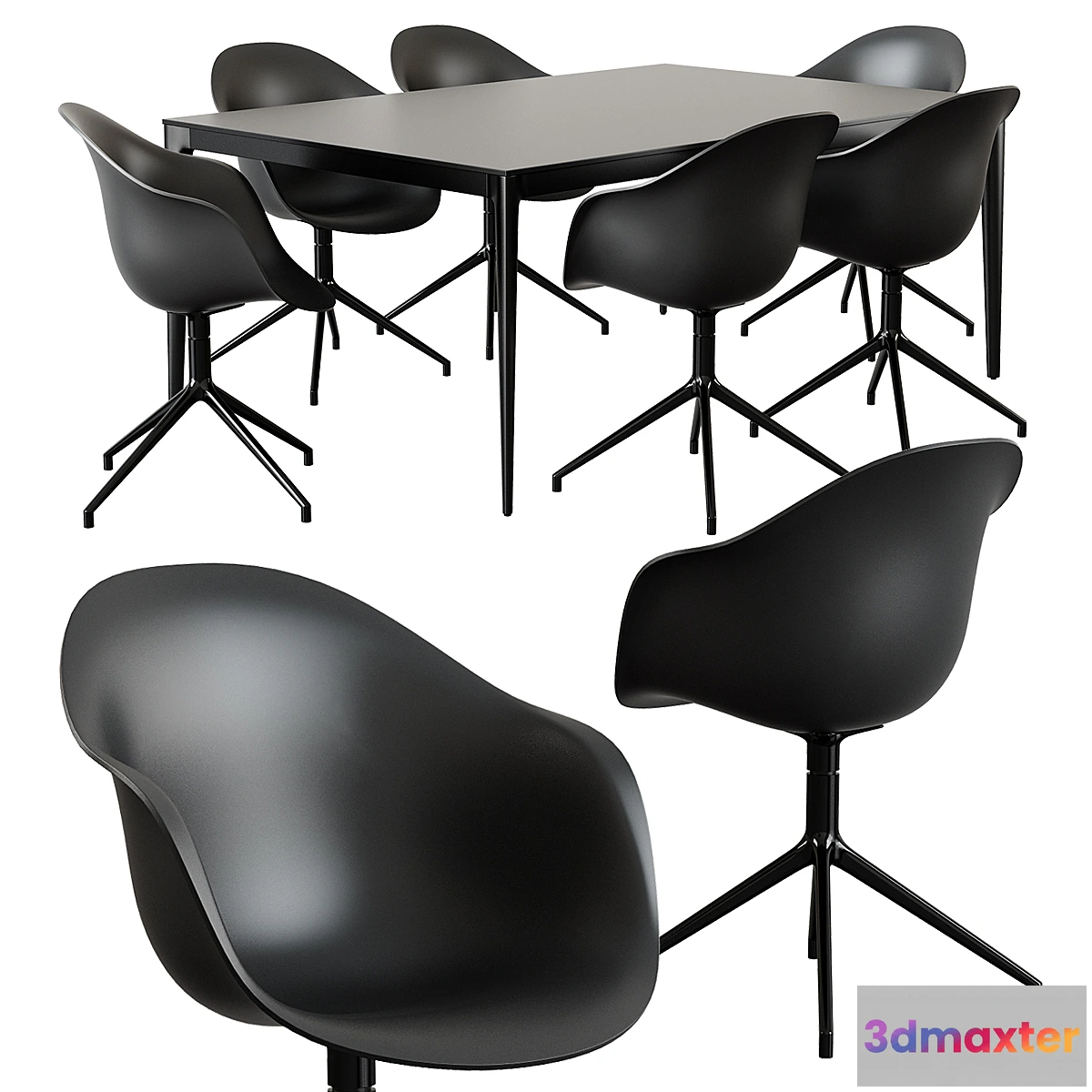 730728 - BoConcept _ Torino Table + Adelaide Chair - No.2