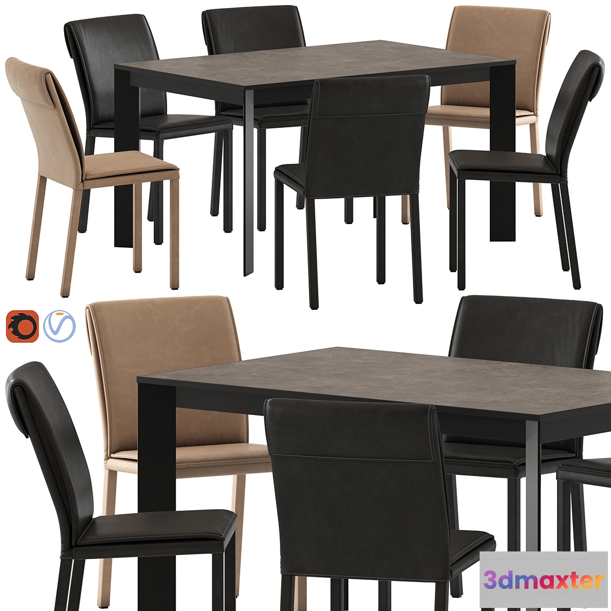 730732 - Altacom Molly Chair and Teorema Table - No.2