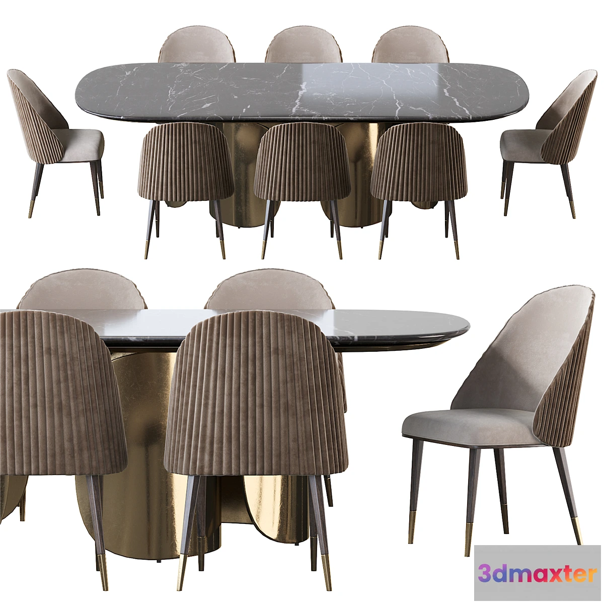 730758 - Oscar Opera Contemporary Table and Chair Diva Sb - No.2