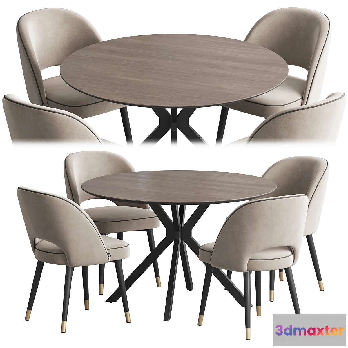 730788 - Dining set Ralf table Cliff chair - No.2