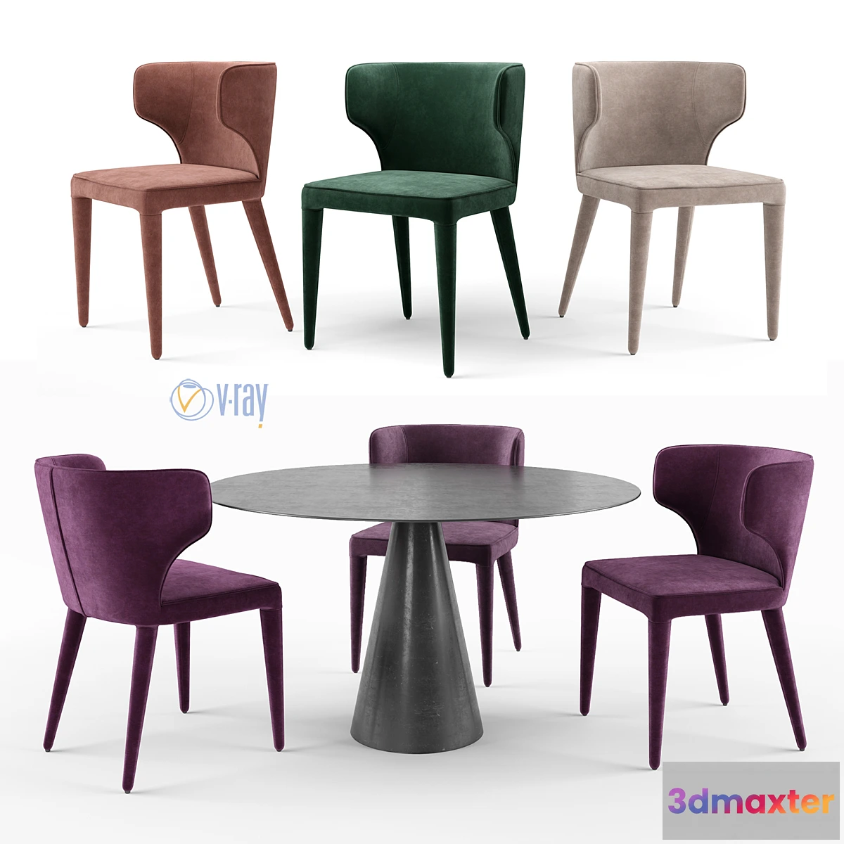 731008 - La Redoute. AM.PM. Favinie Chair. Mayra table. - No.2