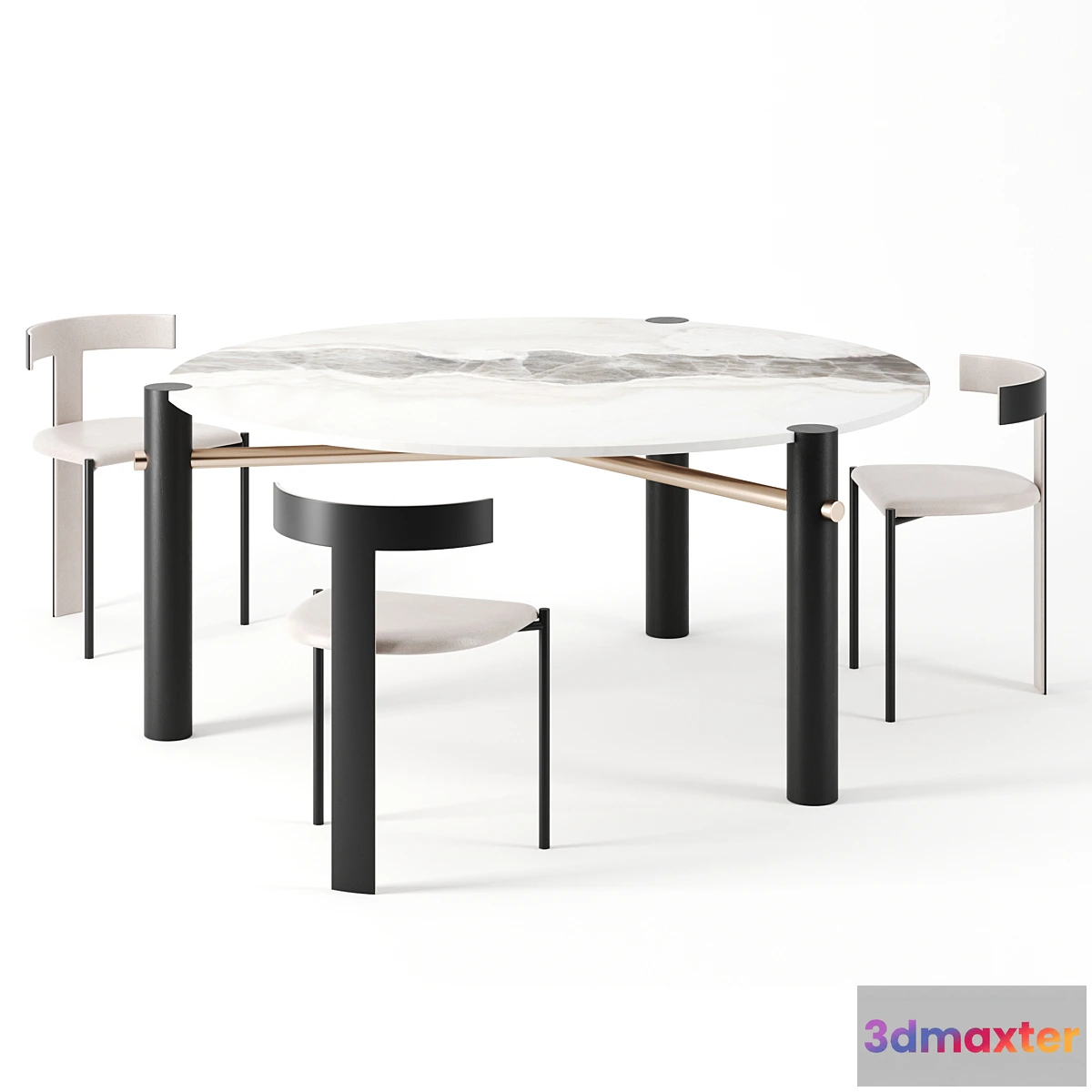 743899 - Dining set by Baxter with Thalantha table - No.2