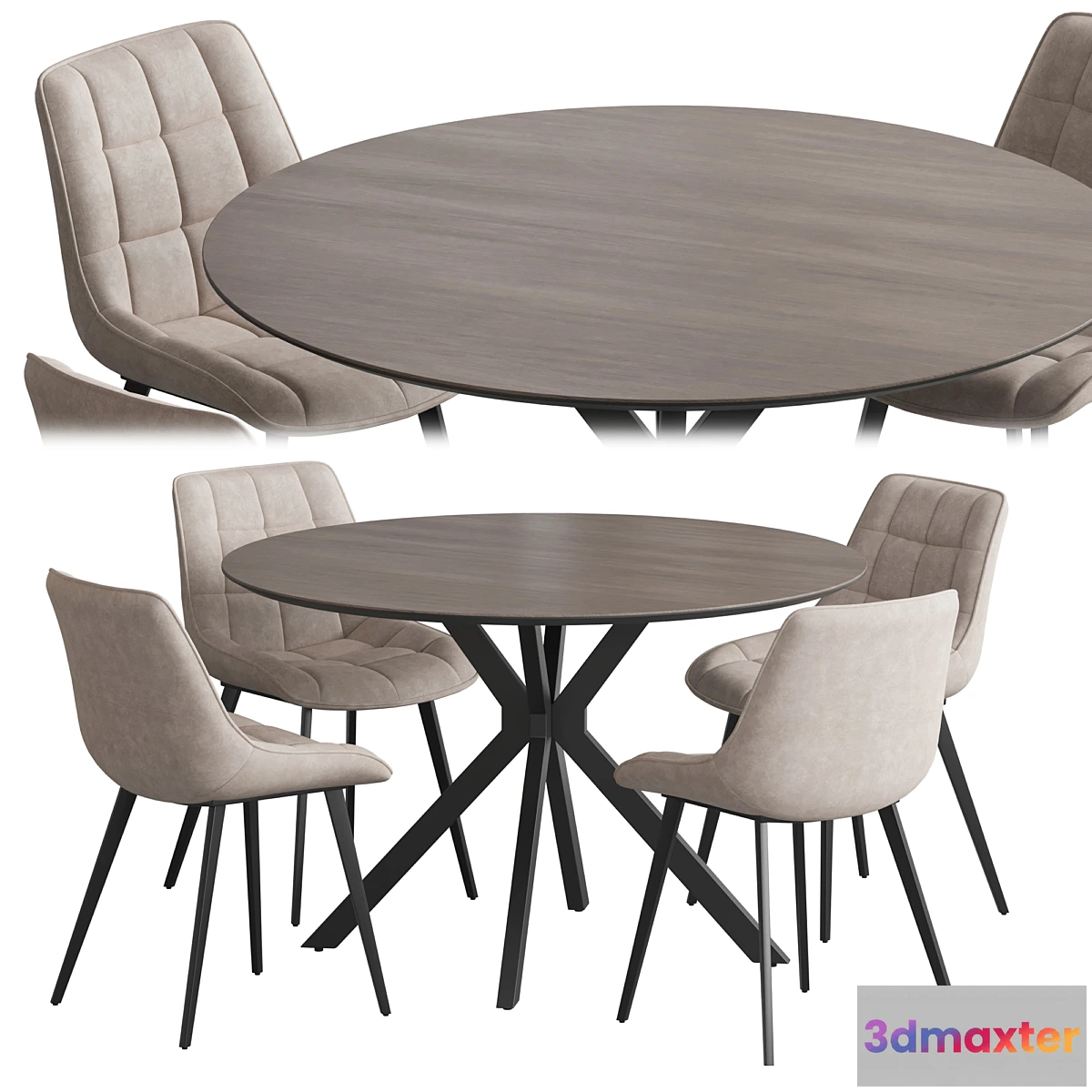 747065 - Ralf table Adah chair - No.2