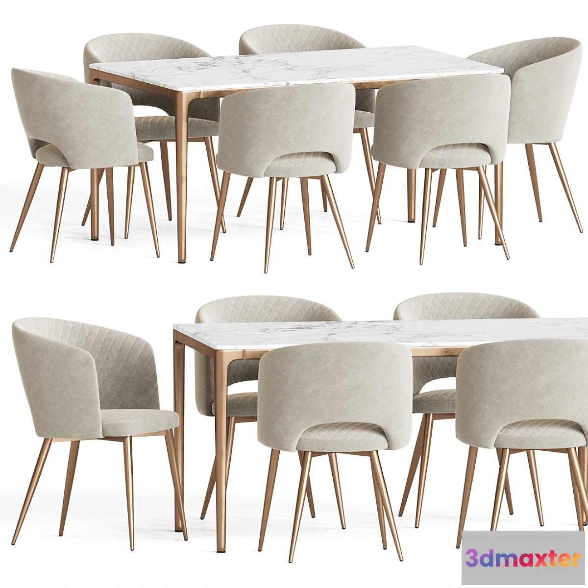 764965 - Basel Chair Canto Table Dining Set