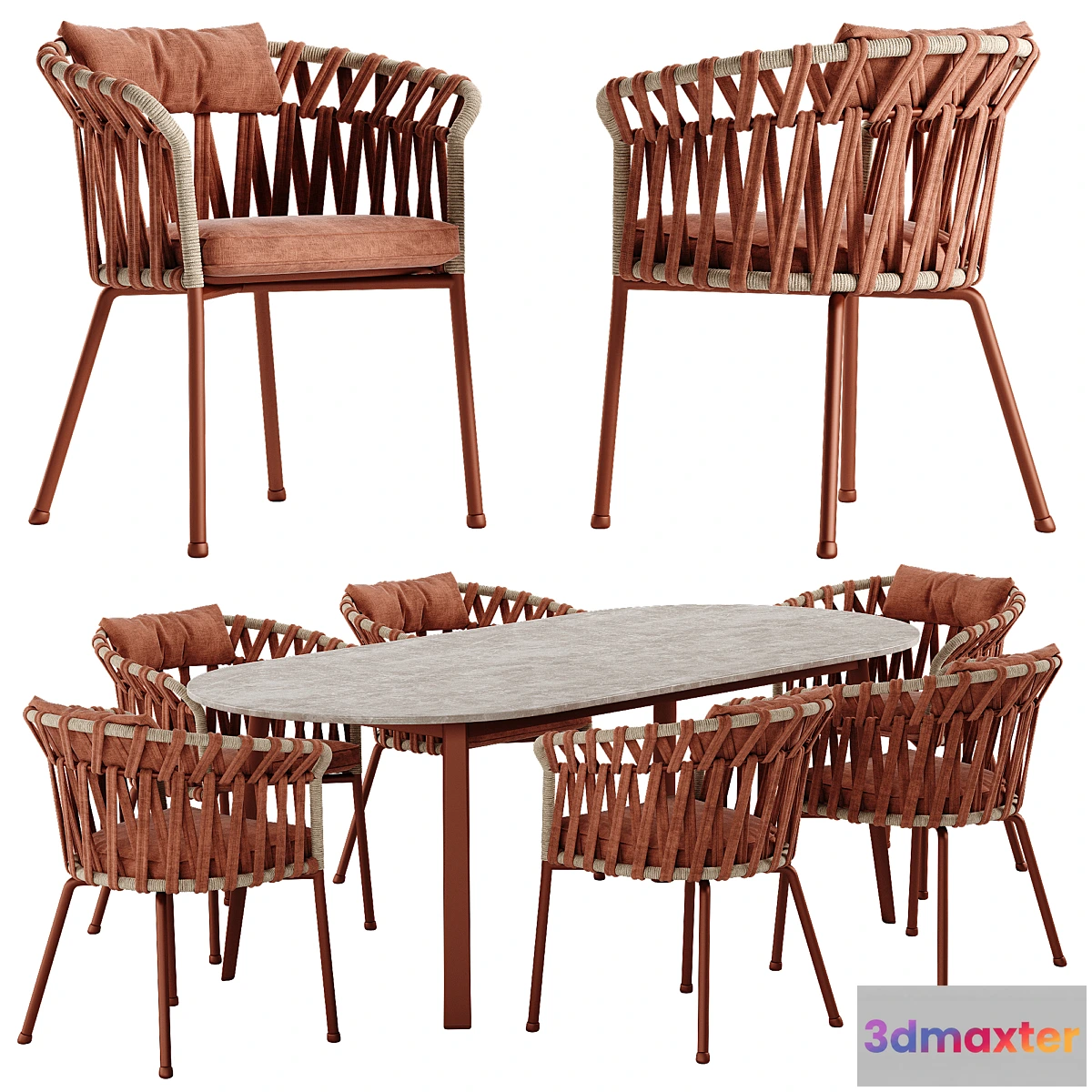 765225 - Varaschin Emma Cross dining set - No.2