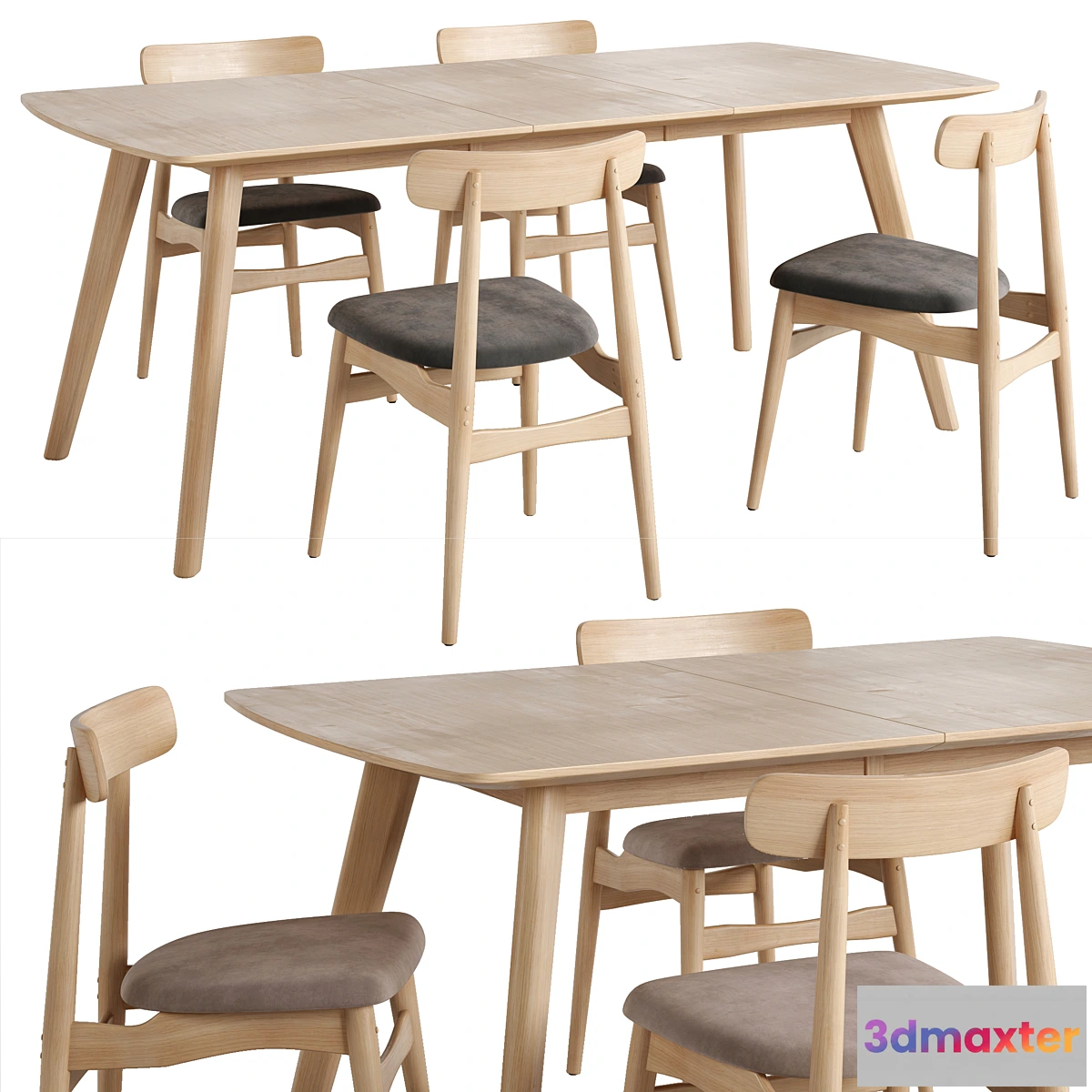 765307 - LaForma. Nayme chair. Extendable table Rho - No.2