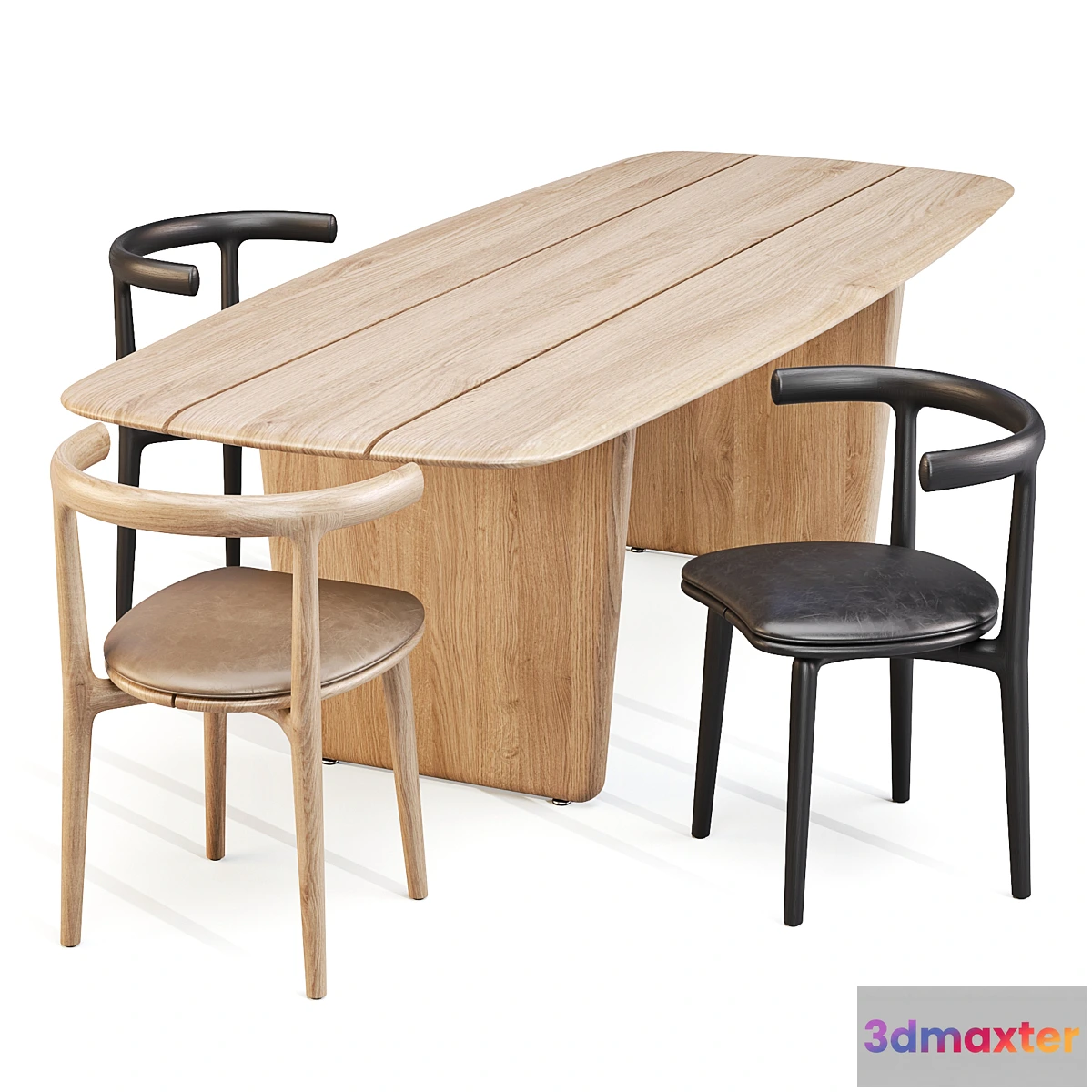 765329 - Dining Set Baxter (Nairobi Table and Himba Chair) - No.2