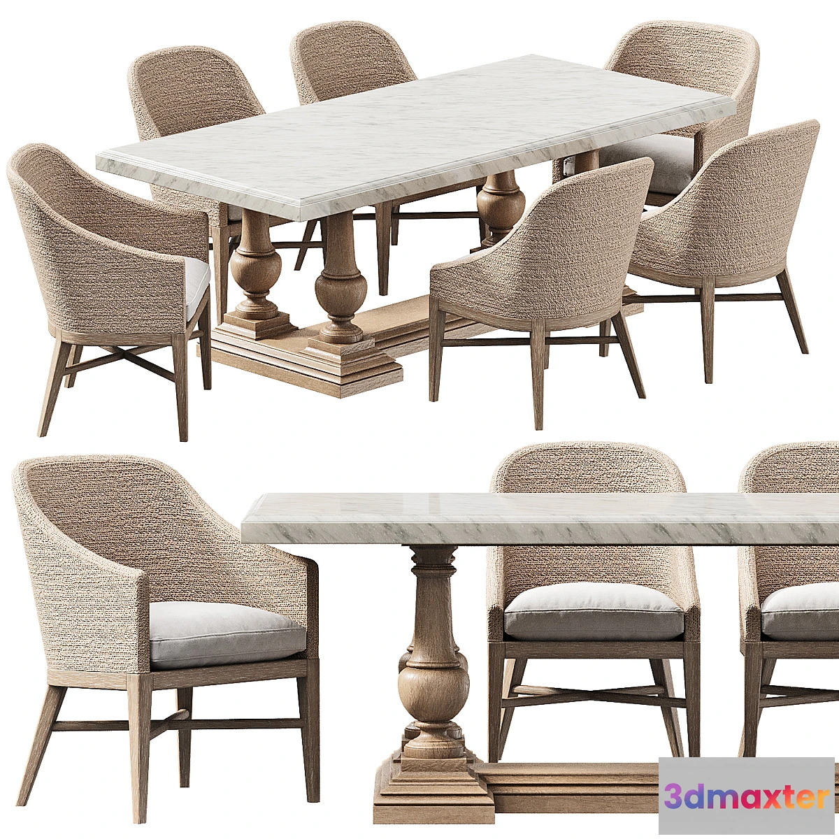 765401 - RH DINING SET 8 - No.3