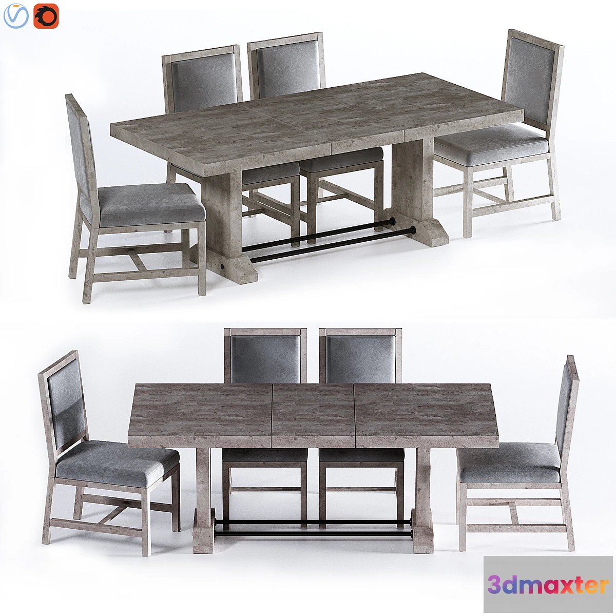 765433 - Fort Extending Dining Table - No.2