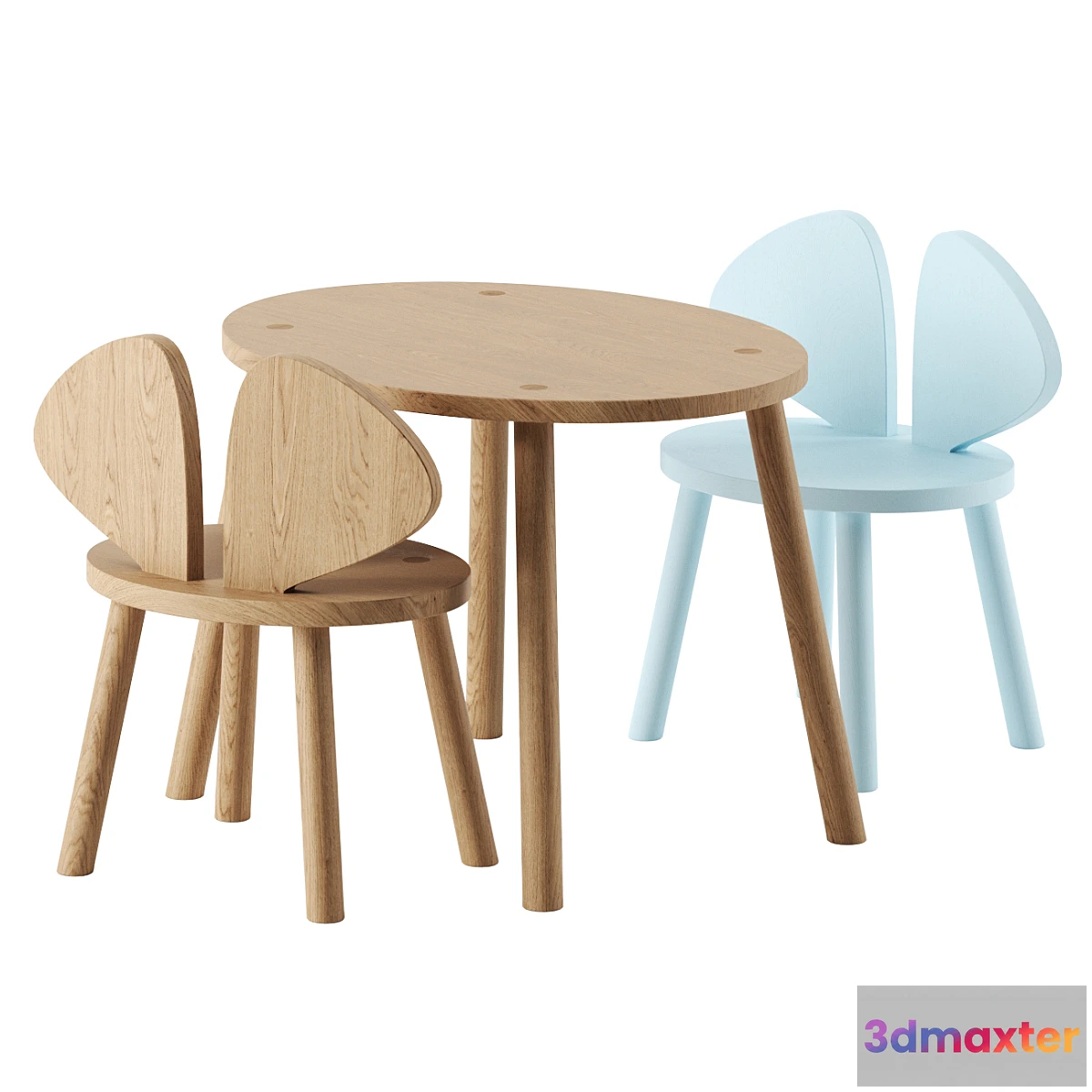 778419 - MOUSE CHAIR & TABLE by Nofred