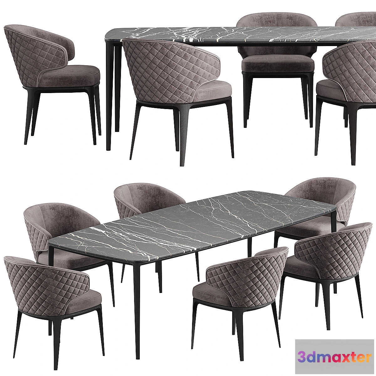 783416 - ATOM Chair Poliform HENRY Table - No.2