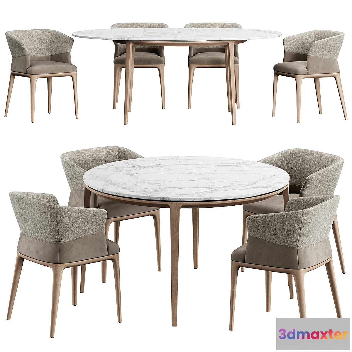 783464 - Quad Chair Dinning Set M - No.2