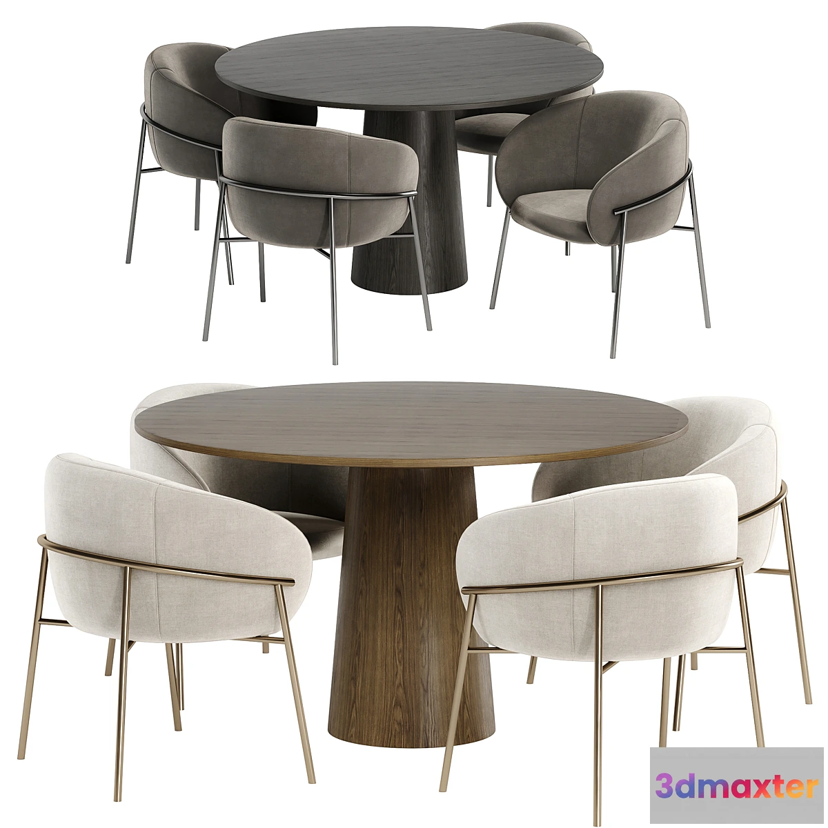 783530 - Rimo dinning chair with Pedestal table - No.2