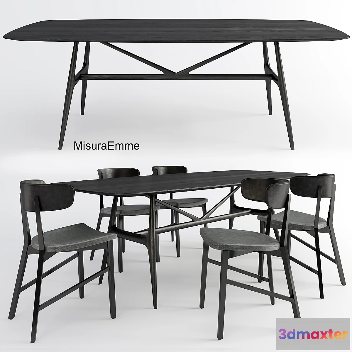 797612 - Table + chairs MisuraEmme - No.3