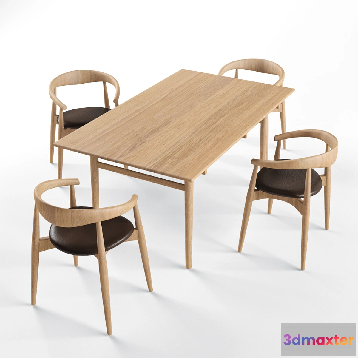 807898 - table and chairs Carl Hansen - No.2