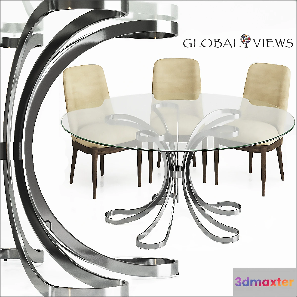 811490 - Global Views Flower Table