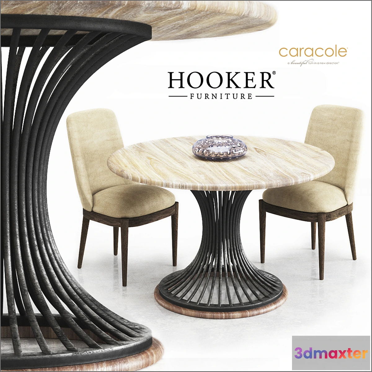811590 - Hooker Furniture Studio Cinch Round Dining Table