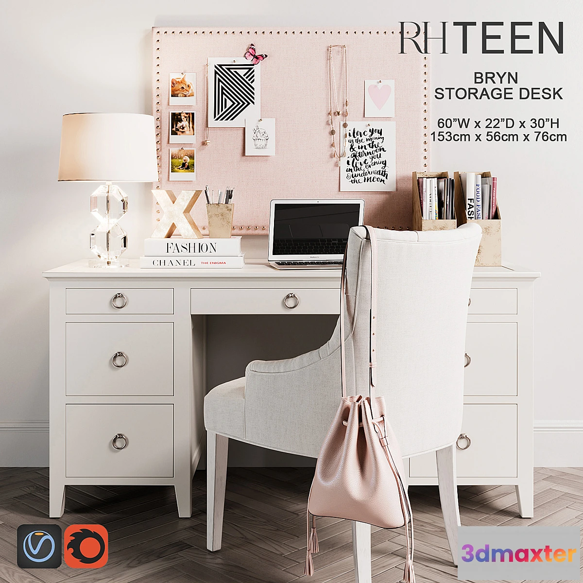 815256 - Bryn Storage Desk - No.2
