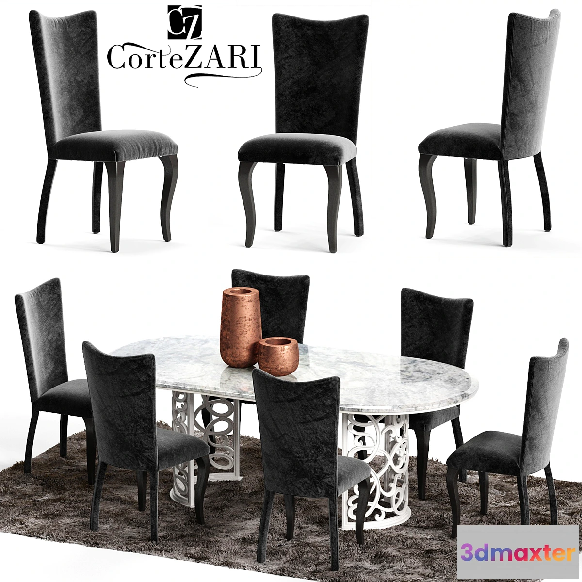 815884 - Corte Zari EVA Chair and FLORA Table