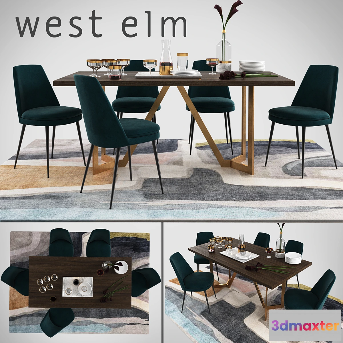 815908 - WEST ELM set 2
