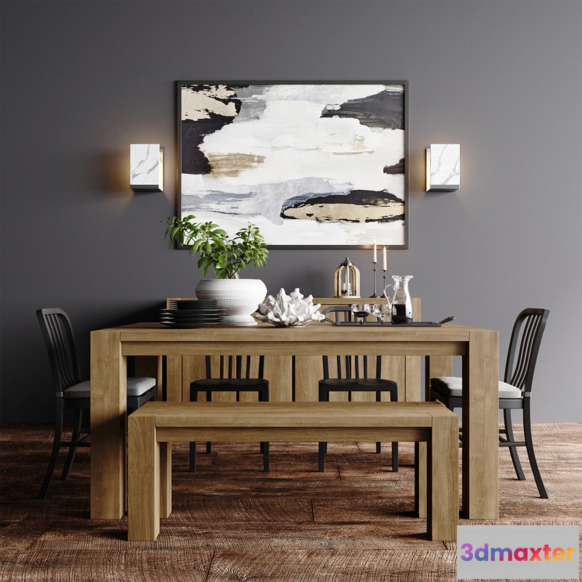 815950 - Crate & Barrel Natural Dining Collection