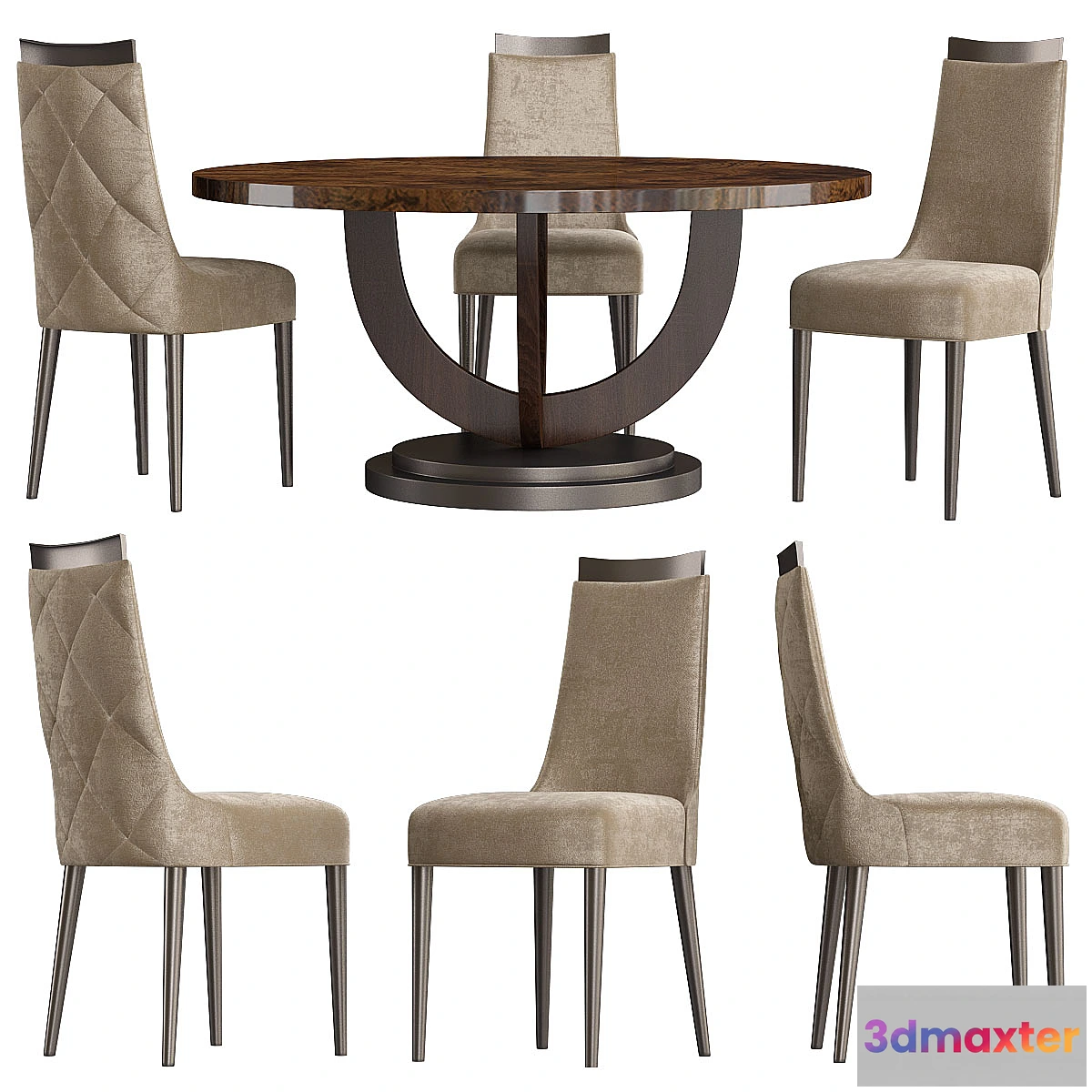 816104 - Giorgio Coliseum Fixed Dining Tabled - No.3