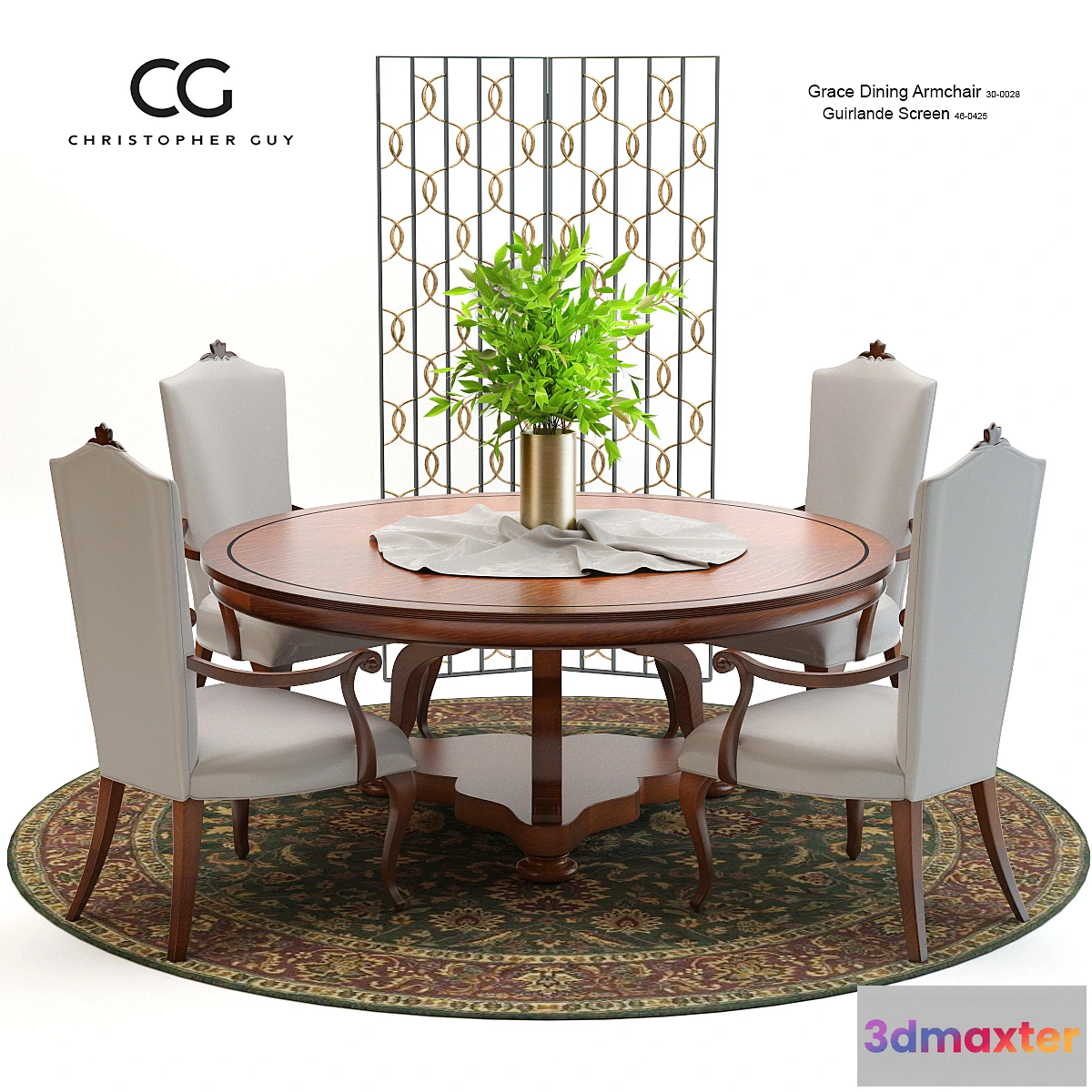 820440 - Christopher Guy Grace Dining Set - No.3