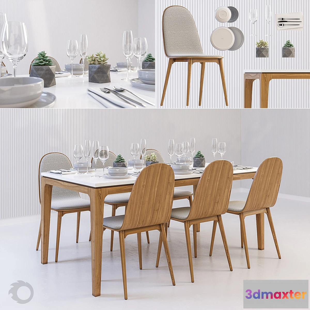 821206 - Scandinavian dining set - No.2