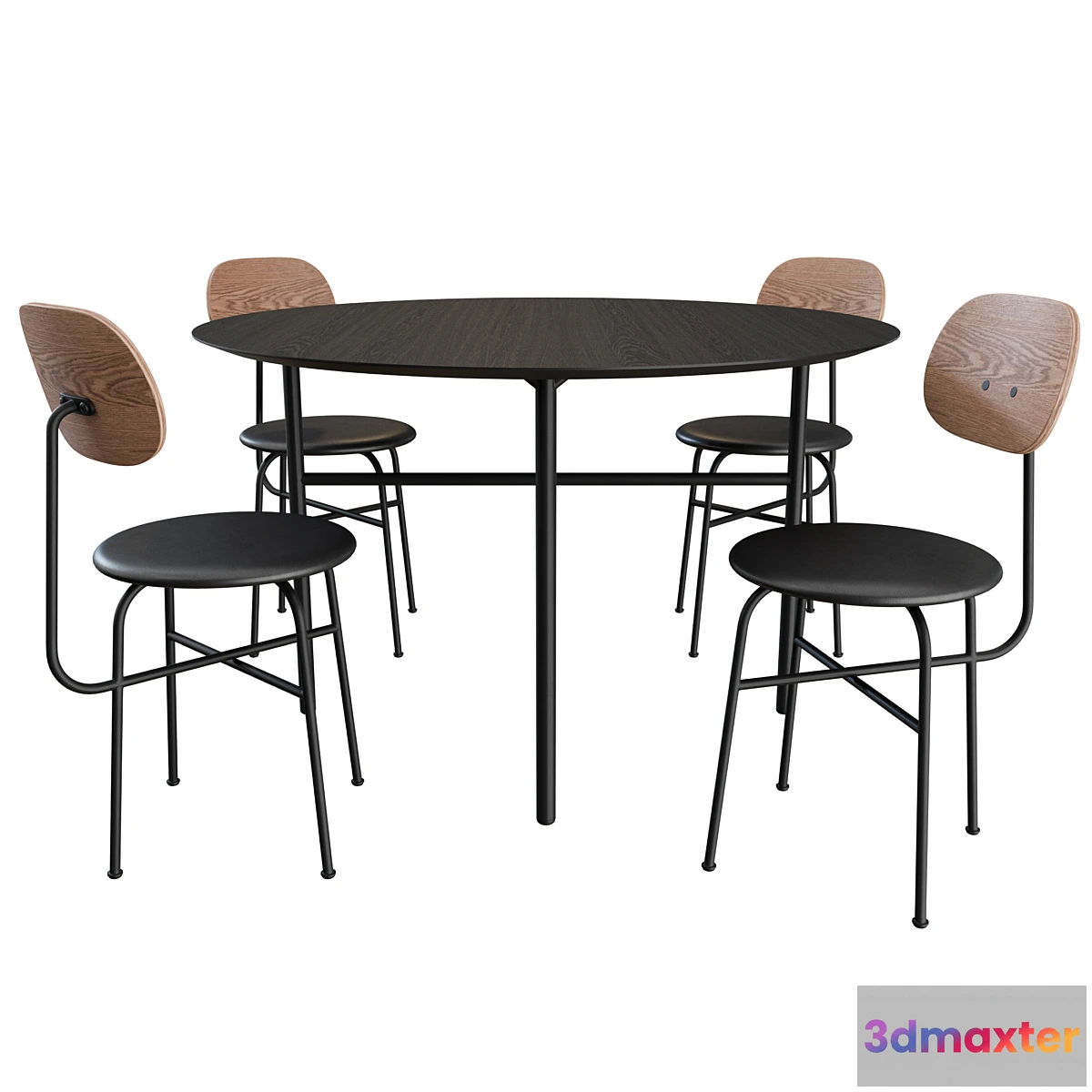 821254 - Afteroom Dining Chair + Snaregade Table By MENU - No.2