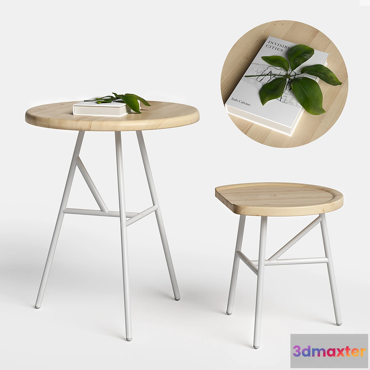 821668 - Puccio table & stool